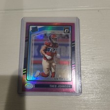 2024 Panini Donruss Optic Theo Johnson #291 Rated Rookie Pink Prizm