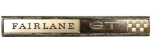 1966-67 Ford Fairlane Gt Door Panel Emblem C6ob-63208a04 Fomoco