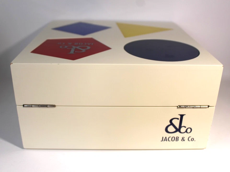 Caixa de relógio Jacob & Co Five fuso horário *SOMENTE CAIXA* - Imagem 3 de 4