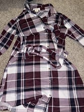 Small Cute Flannel Short Dress Never Worn