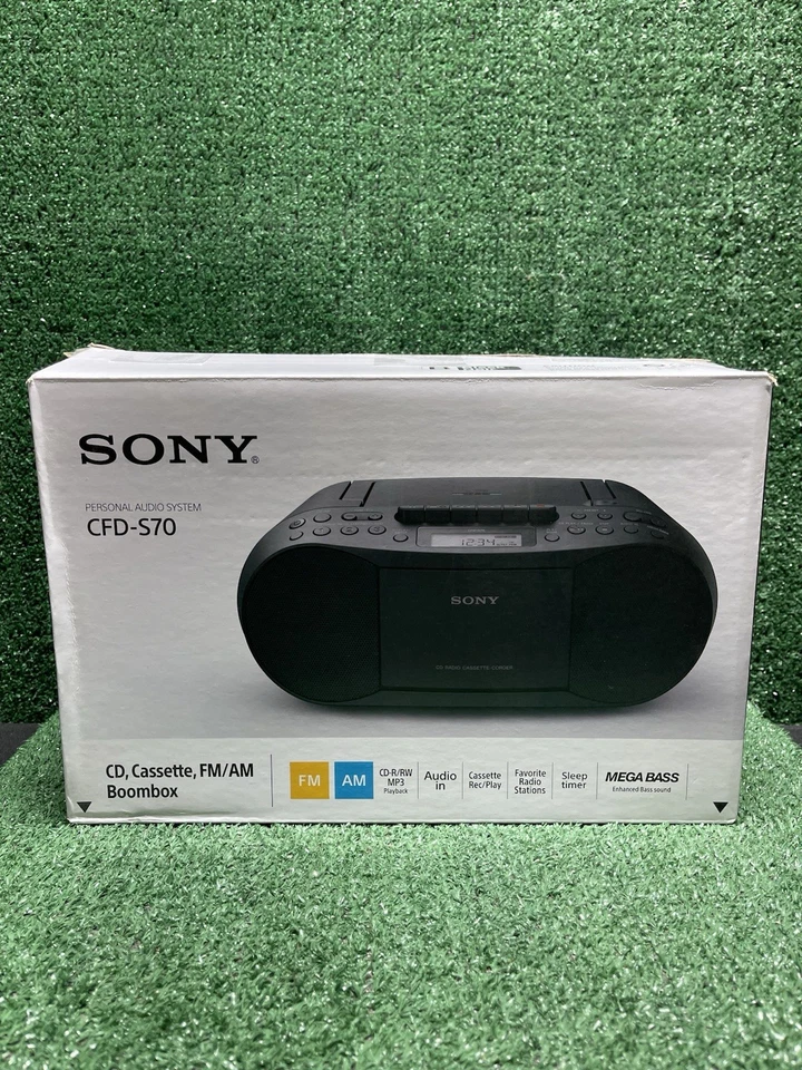 Sony CFD-S70 CD Kassette FM/AM Personal Audio System Ghettoblaster. Kostenloser Versand!