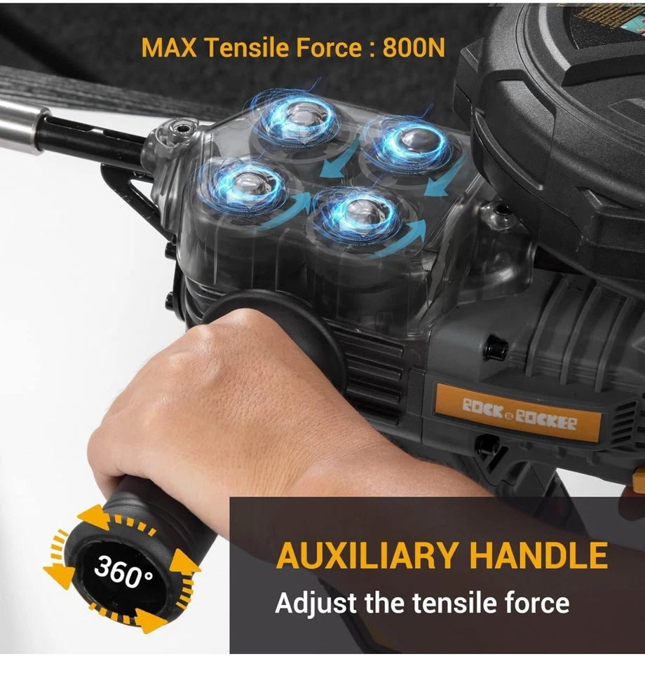 Беспроводная профессиональная рыбья лента электрический инструмент для вытягивания кабелей бесщеточный мотор - Изображение 3 из 4