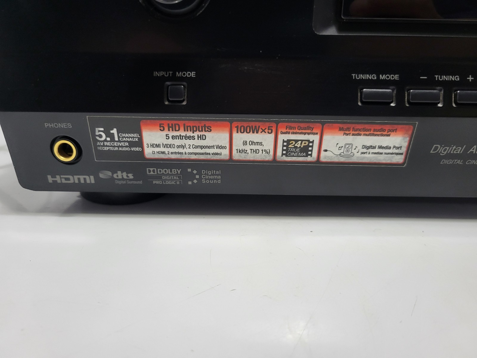 Sony STR-DH500 5.1 Channel HDMI A/V Stereo Receiver Surround Sound Amplifier