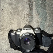 Pentax ZX-M 35mm Film Camera + SMC Pentax-A 1:2 50mm Lens Excellent