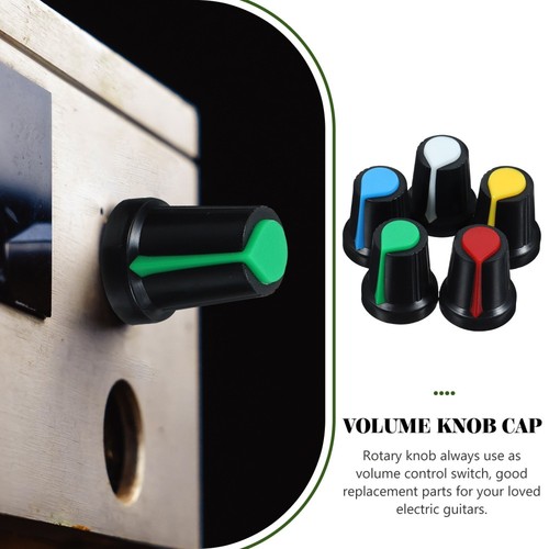 50 Pcs Potentiometer Knob Cap Guitar Knobs Metal Volume and Tone Control - Picture 7 of 12