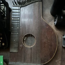 lüdemann Konzertzither braun poliert mit Saiten und Resonanzloch