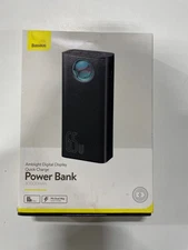 Baseus Powerbank Amblight 30000mAh, 4xUSB, USB-C 65W Black