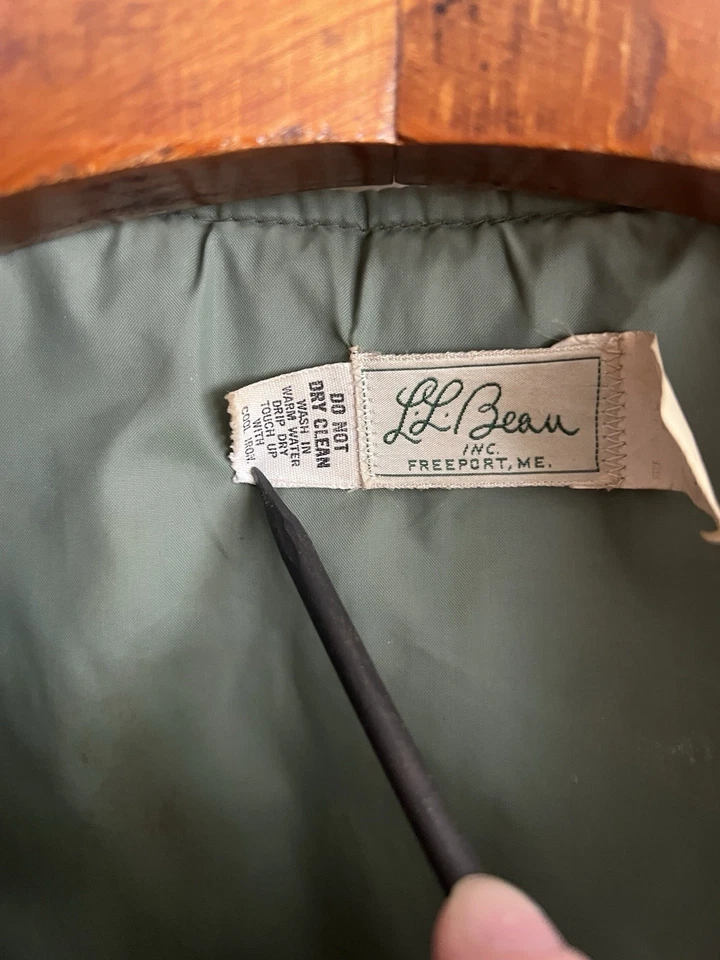 Vintage 1960s/70s LL Bean Frogskin Camo Life Vest - Image 4 of 4