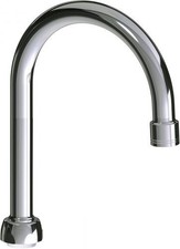 Chicago Faucets GN2BH8JKABCP 5-1/4" Rigid/Swing Gooseneck Spout