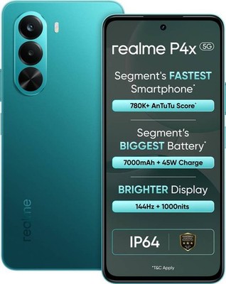 realme P4x 5G Green Factory Unlocked Dual SIM 6GB RAM 128GB -NO USA TARIFFS
