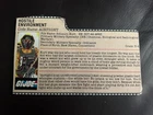 GI JOE: HOSTILE ENVIRONMENT   (FILE CARD) (AIRTIGHT)