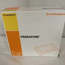 Smith & Nephew 66000317 Primapore 4" x 3-1/8 in. Box of 20 Exp. 01/2028