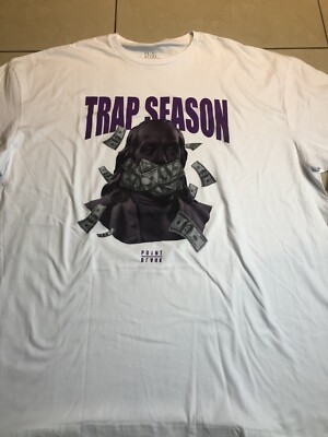point blank trap season  white shirt size 3xl