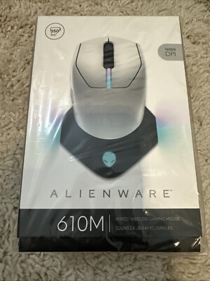 Alienware AW610M Wireless Gaming Mouse - Lunar Light
