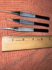 Notched Special Tweezers Set 3- piece Special Notched Tips and Pointed LOOK