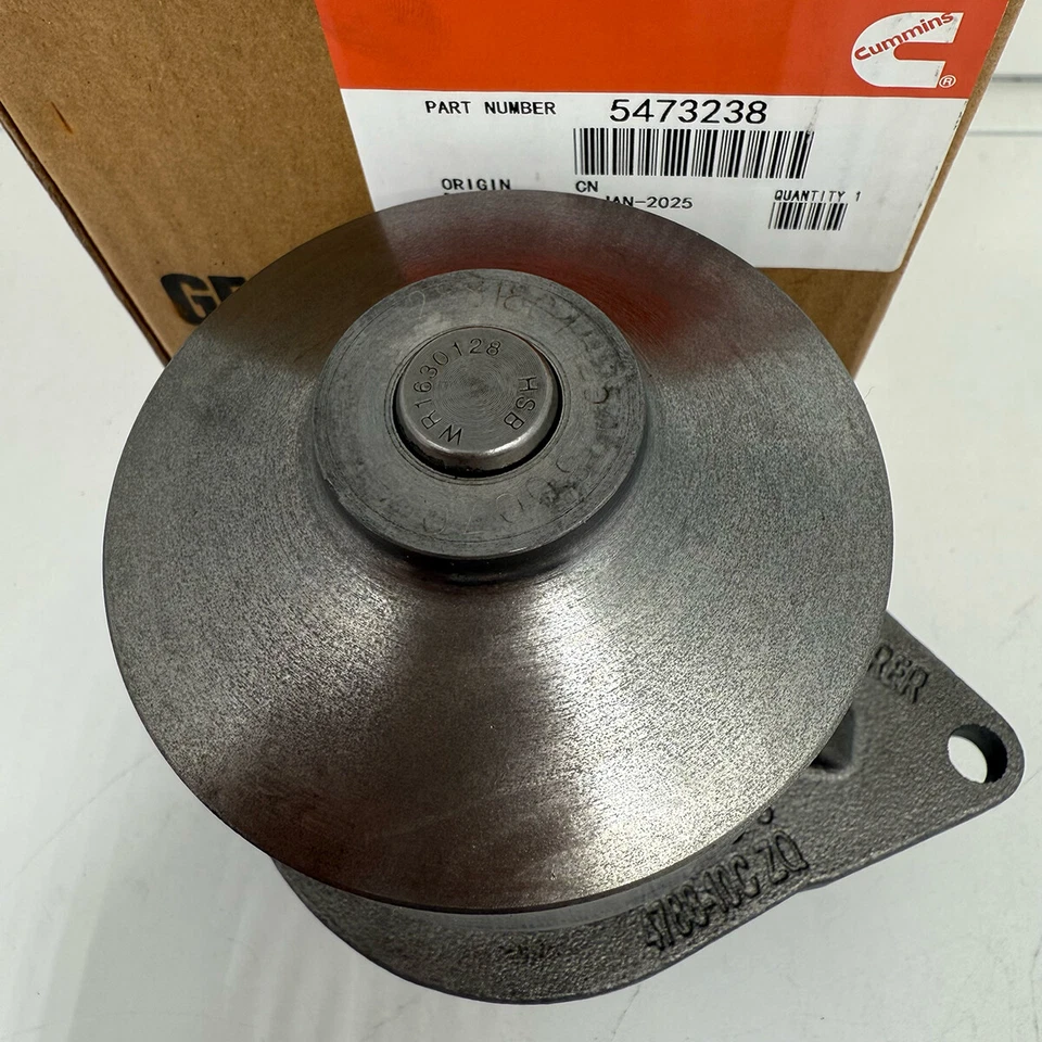 NOVA bomba de água Cummins 5473238 2881804 com junta de vedação para 07-12 Dodge Ram 6.7L - Imagem 2 de 4