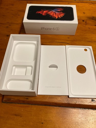 Lot of 2 Apple Empty iPhone Boxes for 5S and 6S **EMPTY BOXES** - Zdjęcie 4 z 4