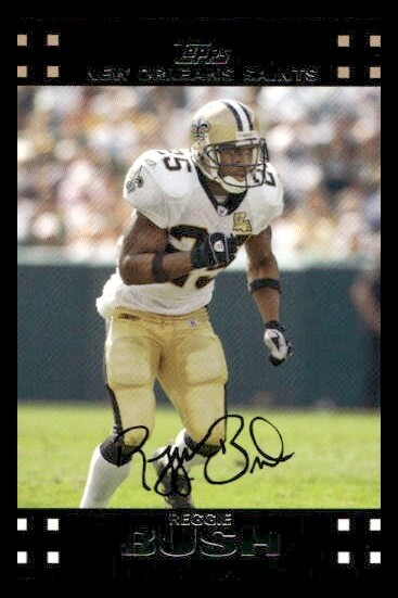 2007 Topps #86 Reggie Bush New Orleans Saints