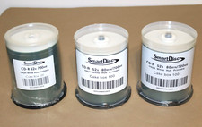 CD-R 52X 80Min/700MB INKJETWhite Hub Printable Cake Box 100 . Lot of 3