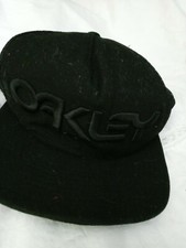 New Era 9Fifty Oakley Black On Black Cap With Embroidery Mesh Snap Back.