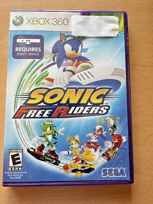 Sonic Free Riders Kinect Microsoft Xbox 360 Complete w/ Manual/Box