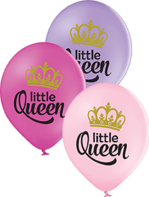 Little Queen Pastel Sortiment 30cm 12 Inch Ballon 6 Stk Latex Luftballons Belbal