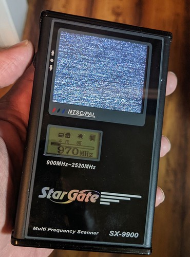 Vintage NTSC/PAL 900MHZ-2520MHZ Multi Frequency Scanner, Stargate SX-9900, Video - Picture 6 of 15