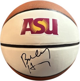 Arizona State Sun Devils Bobby Hurley Signed Logo Basketball Beckett Certified