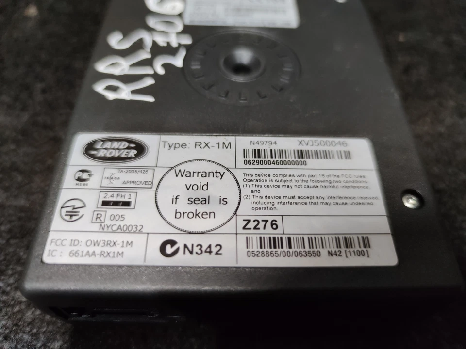 ECU DE CONTROL DE TELÉFONO BLUETOOTH LAND ROVER DISCOVERY 3 RANGOS ROVER DEPORTIVO Foto 3 de 3