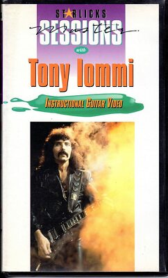 Tony Iommi    Star Sessions  (1999) Star Licks VHS NTSC NEW sealed