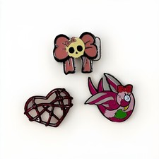 3 X Metal Belt Buckle Bundle | Kreepsville | Skater | Punk | Halloween