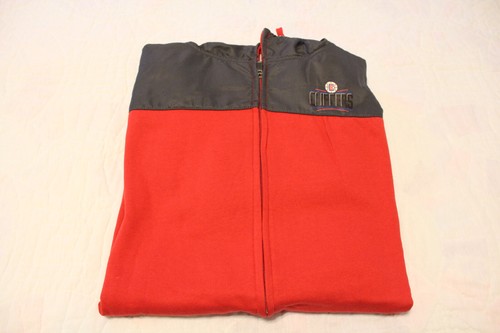 NWT LA Clippers NBA Full Zip Cotton Fleece & Polyester Hoody Jacket Mens 3XLT - Picture 2 of 7
