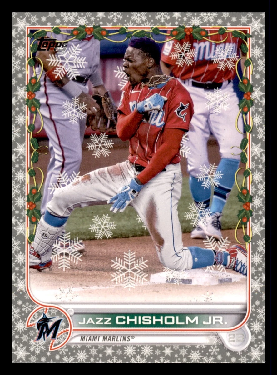 topps clearly authentic2022 chisholm jr.+sobrape.com.br