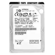 Hitachi 120Gb HTS541612J9SA00 8Mb Cache 5400Rpm SATA 2.5'' Inch