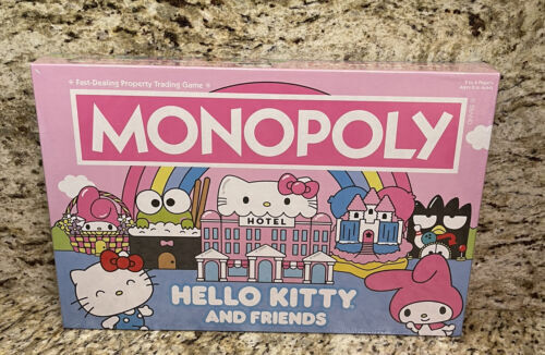 Hello Kitty Limited Edition Sanrio Game Lot Monopoly Scrabble Yahtzee Chess  Rare