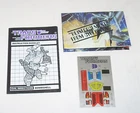 Vtg G1 Transformers Evil Insecticon BOMBSHELL Instruction, Sticker, Insert ONLY