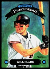 1992 Donruss #DK-2 Will Clark Diamond Kings