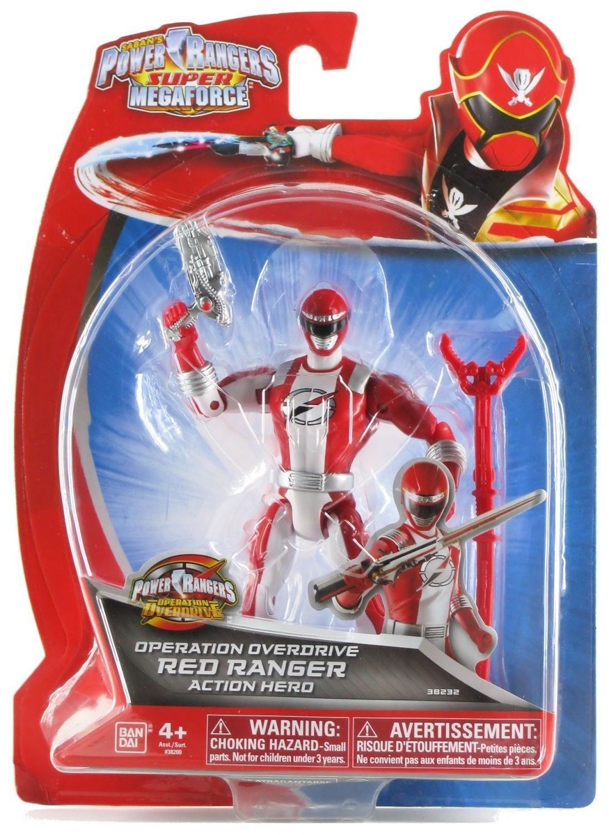New MIGHTY MORPHIN POWER RANGERS Operation Overdrive Red