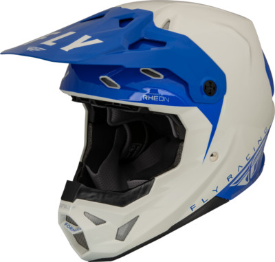 Fly Racing Formula CP Slant  Motocross Helmet Size Large Grey/Blue NIB