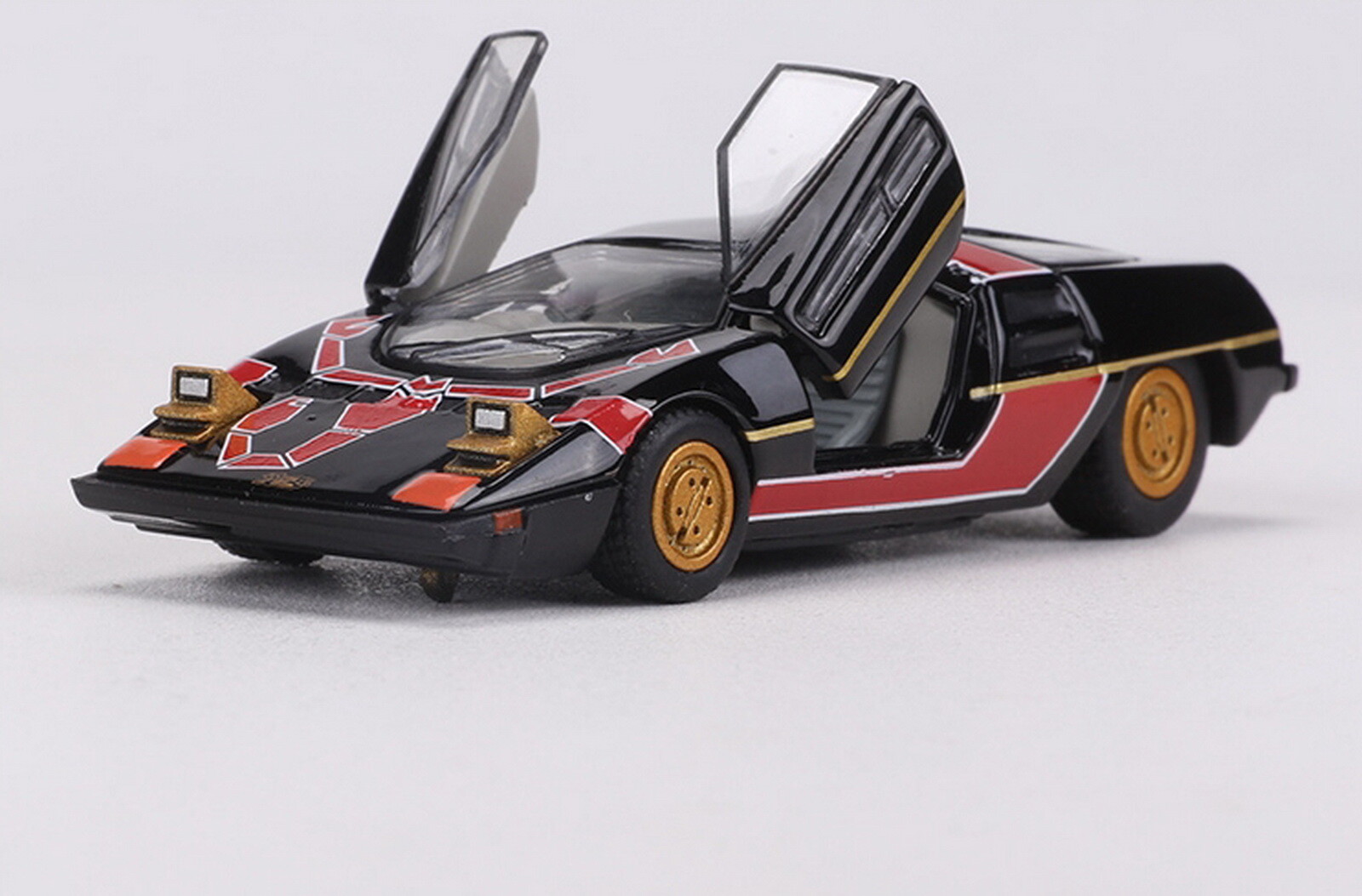 DCT 1/64 Scale Dome zero Black Diecast Car Model Toy Collection Gift