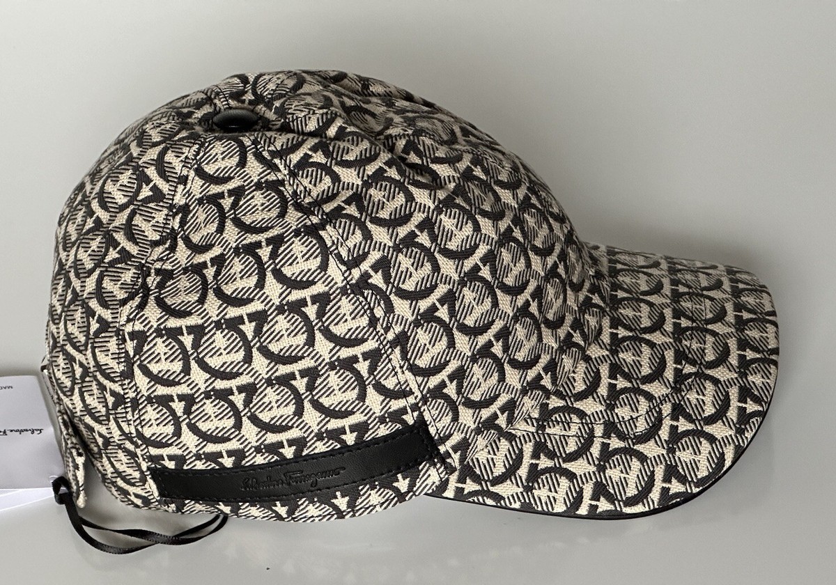 Salvatore Ferragamo帽子ベージュ56 NWT Salvatore Ferragamo Baseball Cap Beige Hat One Size Made