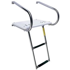 Garelick 19546 I-O Swim Platform W/ Telescoping Ladder 2 Steps