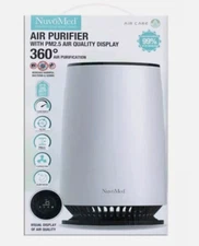 Nuvomed Tabletop Air Purifier PM2.5 Air Quality Display New in box