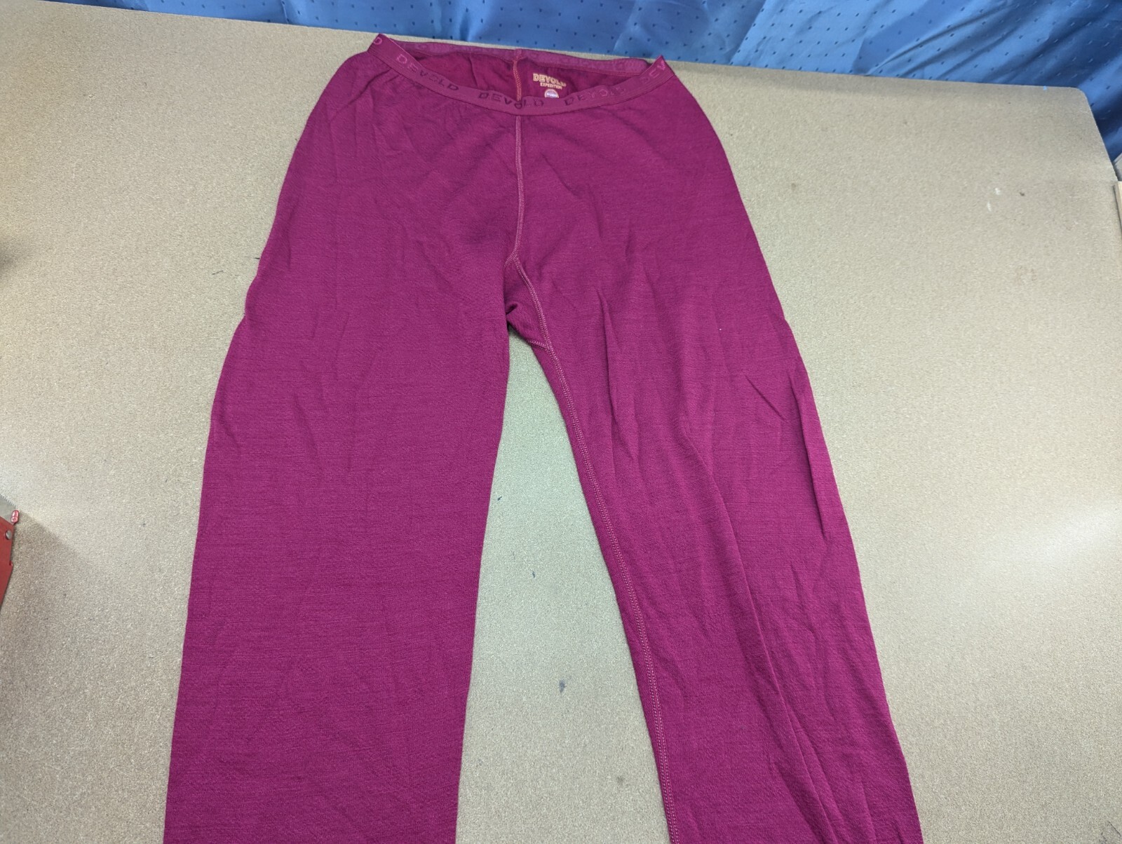 Pantalones Devold Expedition Lana Merino Capa Base XL Exterior Esquí Deporte Treking Rosa