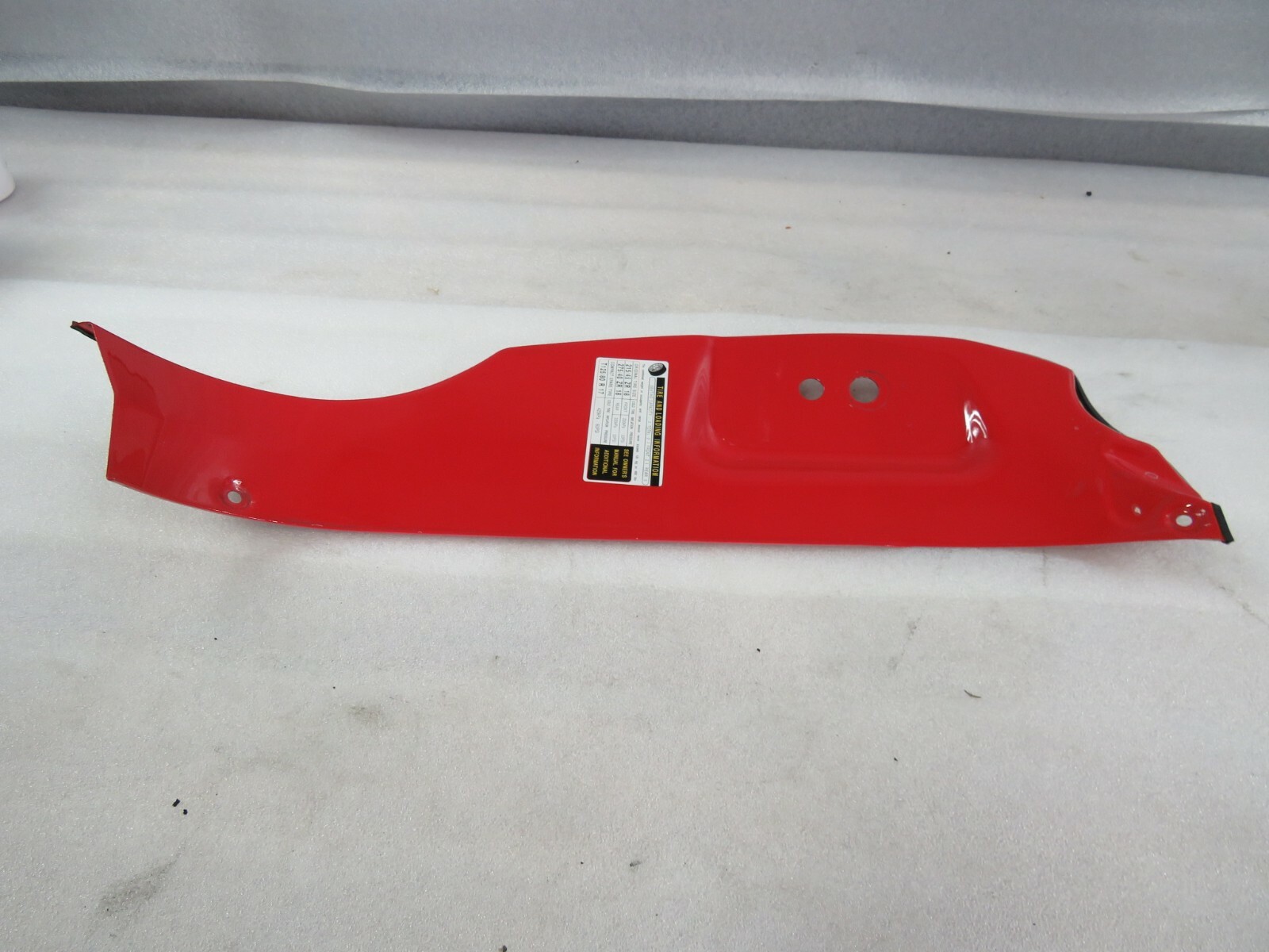 Ferrari 360, RH, Right B-Pillar, Door Jam Metal Trim, Red, Used, P/N 64858811
