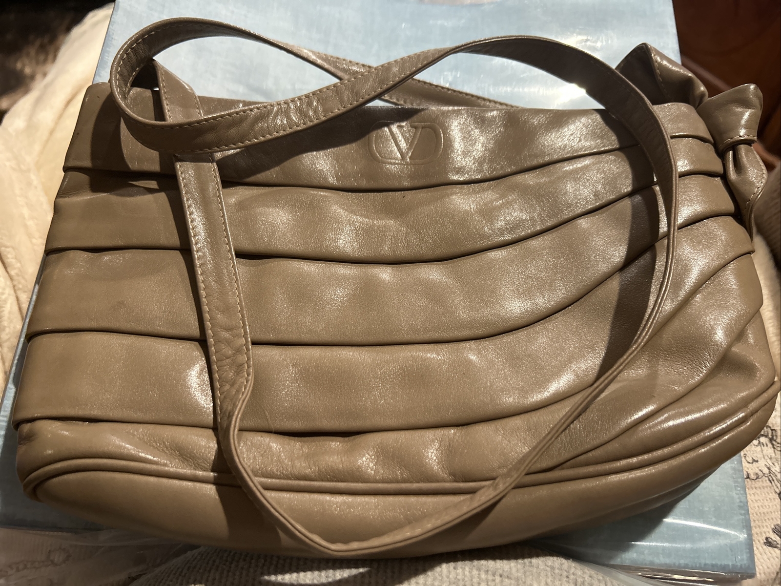 Valentino Garavani Les Sacs Toupe Shoulder Bag