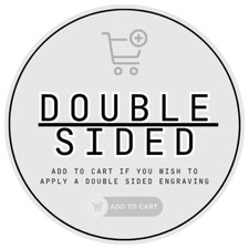 DOUBLE SIDED LOGO ENGRAVING  CUSTOM ENGRAVED TUMBLERS 