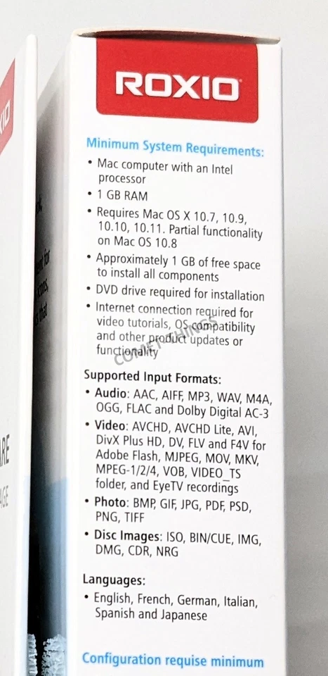 Roxio Toast 15 Titanium for Mac ~ Capture Copy Edit Share - NEW - Image 3 of 4