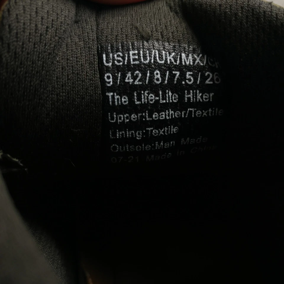 Kenneth Cole New York The Life-Lite Hiker Mens Size 9 Hiking Shoes Olive Green - Image 3 of 4