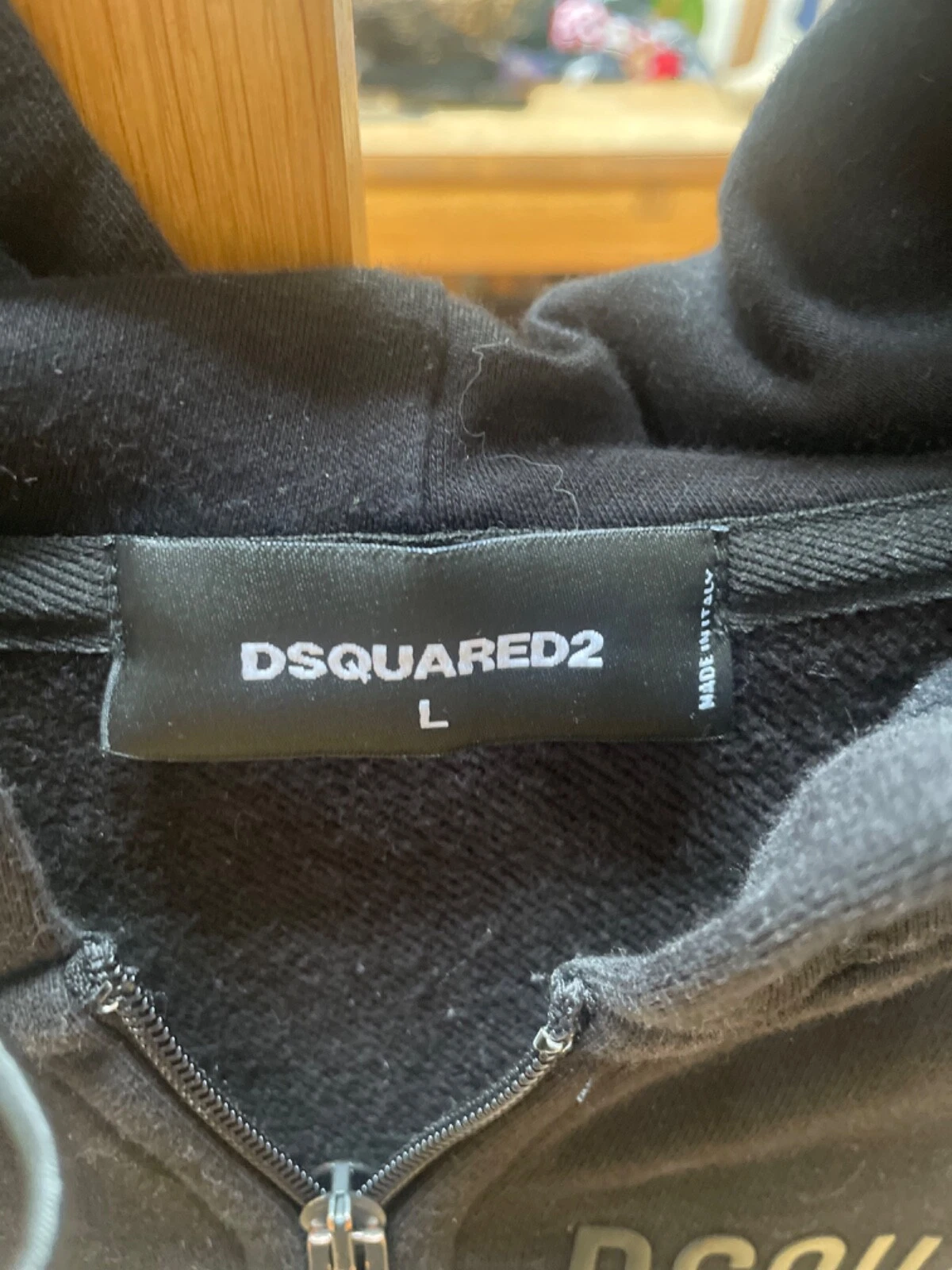 Felpa con cappuccio da uomo Dsquared2 taglia large
